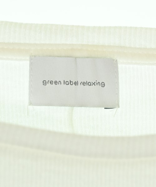 green label relaxing（グリーンレーベルリラクシング）Tシャツ・カットソー 白 サイズ:F レディース/2200667859173