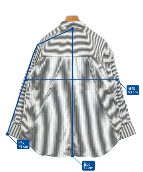 green label relaxing（グリーンレーベルリラクシング）カジュアルシャツ グレー サイズ:F レディース/2200667859289