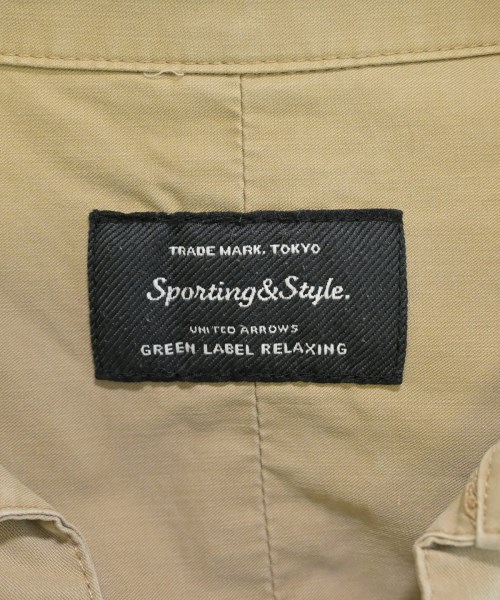 green label relaxing（グリーンレーベルリラクシング）シャツワンピース ベージュ サイズ:F レディース/2200668808095