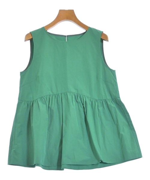 green label relaxing(グリーンレーベルリラクシング)ブラウス 緑 サイズ:F/2200665082146