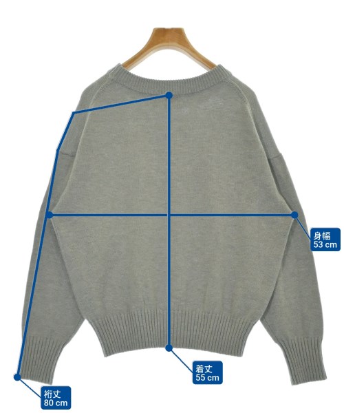 green label relaxing（グリーンレーベルリラクシング）ニット・セーター グレー サイズ:F レディース/2200667159037