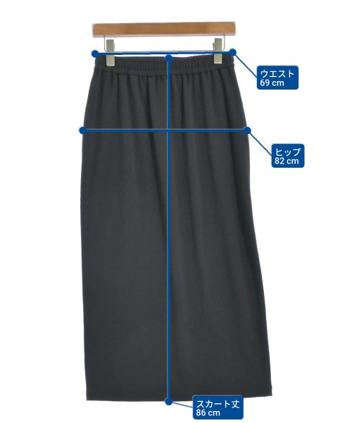 green label relaxing（グリーンレーベルリラクシング）ロング・マキシ丈スカート 黒 サイズ:-(M位) レディース/2200668979122