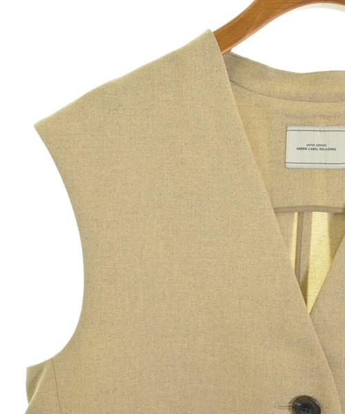 green label relaxing（グリーンレーベルリラクシング）ベスト ベージュ サイズ:F レディース/2200666152336