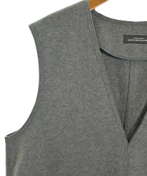 green label relaxing（グリーンレーベルリラクシング）ベスト グレー サイズ:F レディース/2200666152381