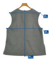 green label relaxing（グリーンレーベルリラクシング）ベスト グレー サイズ:F レディース/2200666152381