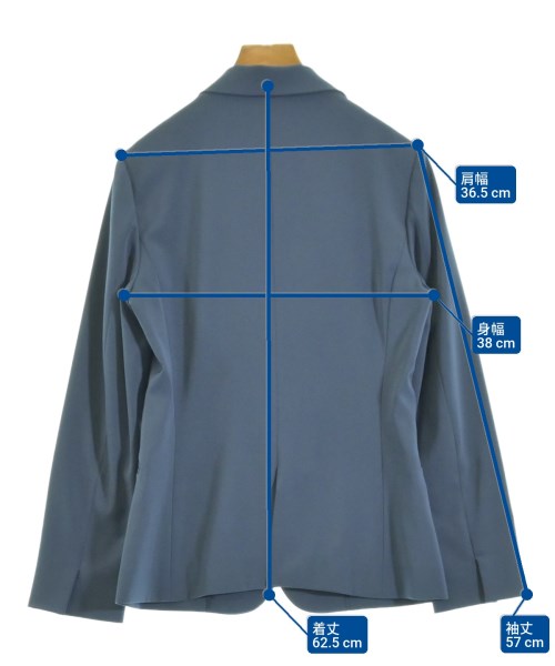 green label relaxing（グリーンレーベルリラクシング）テーラードジャケット グレー サイズ:38(M位) レディース/2200667925045