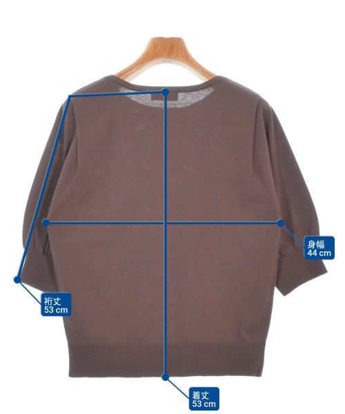 green label relaxing（グリーンレーベルリラクシング）ニット・セーター 茶 サイズ:-(M位) レディース/2200669966046