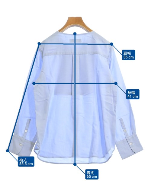 green label relaxing（グリーンレーベルリラクシング）カジュアルシャツ 青 サイズ:F レディース/2200667218062