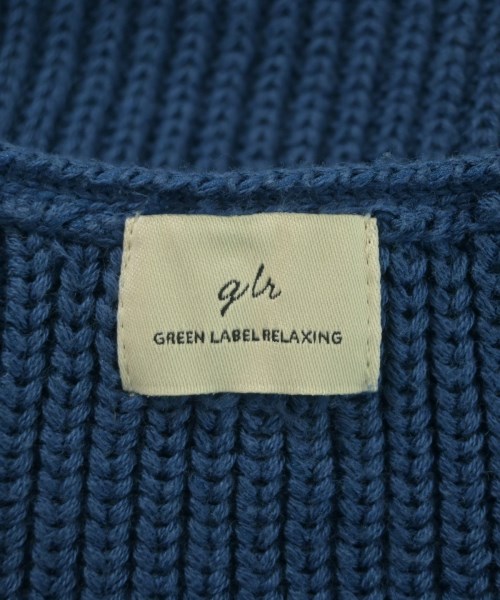green label relaxing（グリーンレーベルリラクシング）ニット・セーター 青 サイズ:F レディース/2200667809031