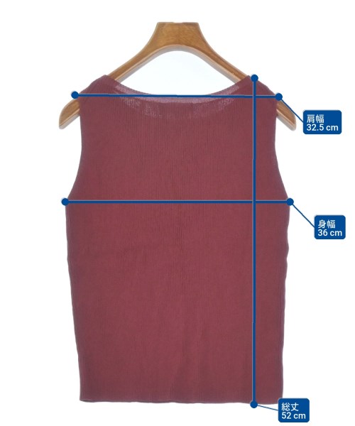 green label relaxing（グリーンレーベルリラクシング）ニット・セーター 赤 サイズ:-(M位) レディース/2200665316197