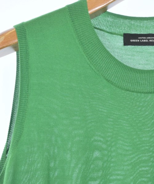 green label relaxing（グリーンレーベルリラクシング）ベスト 緑 サイズ:-(M位) レディース/2200667850132