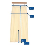 green label relaxing（グリーンレーベルリラクシング）ロング・マキシ丈スカート 白 サイズ:TL レディース/2200667850194