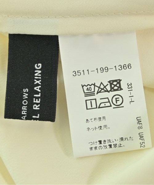 green label relaxing（グリーンレーベルリラクシング）カジュアルシャツ 黄 サイズ:F レディース/2200668375023