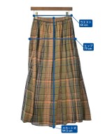 green label relaxing（グリーンレーベルリラクシング）ロング・マキシ丈スカート カーキ サイズ:-(S位) レディース/2200668373043
