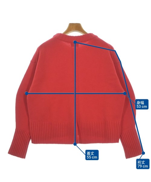 green label relaxing（グリーンレーベルリラクシング）ニット・セーター 赤 サイズ:36(S位) レディース/2200665164019