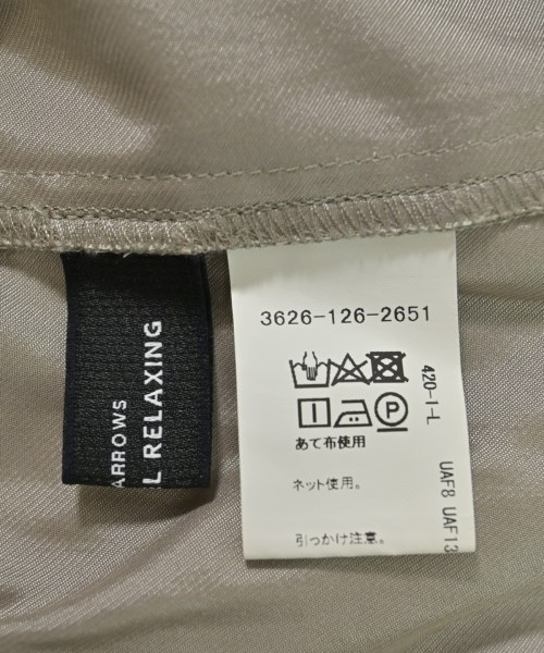 green label relaxing（グリーンレーベルリラクシング）ワンピース ベージュ サイズ:-(XS位) レディース/2200667509047