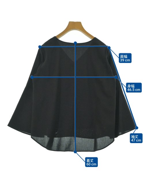 green label relaxing（グリーンレーベルリラクシング）カジュアルシャツ 黒 サイズ:F レディース/2200669067071