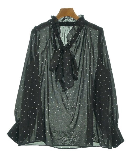 green label relaxing(グリーンレーベルリラクシング)ブラウス 黒 サイズ:F/2200665891076