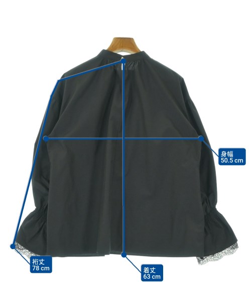 green label relaxing（グリーンレーベルリラクシング）ブラウス 黒 サイズ:F レディース/2200665891144