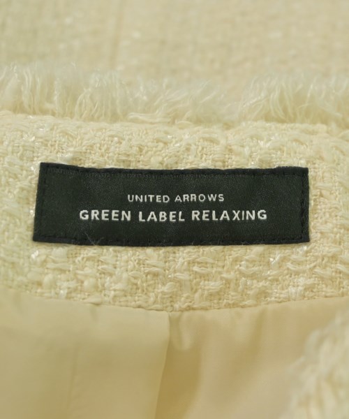green label relaxing（グリーンレーベルリラクシング）ノーカラージャケット 白 サイズ:38(M位) レディース/2200667461062