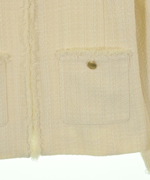 green label relaxing（グリーンレーベルリラクシング）ノーカラージャケット 白 サイズ:38(M位) レディース/2200667461062