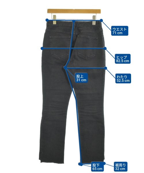 green label relaxing（グリーンレーベルリラクシング）デニムパンツ 黒 サイズ:40(M位) レディース/2200668096058