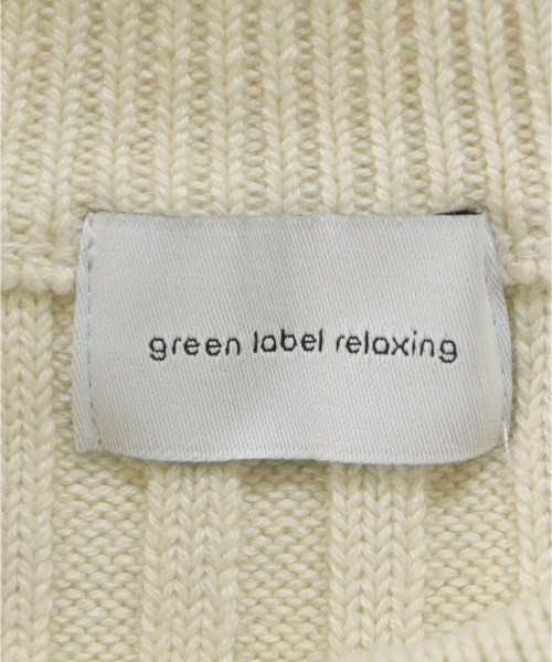 green label relaxing（グリーンレーベルリラクシング）ニット・セーター 白 サイズ:F レディース/2200668150088