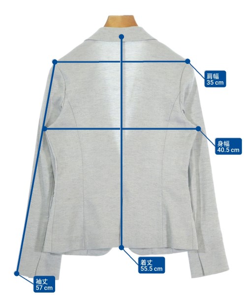 green label relaxing（グリーンレーベルリラクシング）ジャケット グレー サイズ:34(XS位) レディース/2200668197045