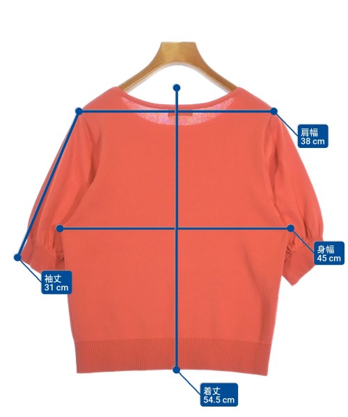 green label relaxing（グリーンレーベルリラクシング）ニット・セーター オレンジ サイズ:-(M位) レディース/2200668912020