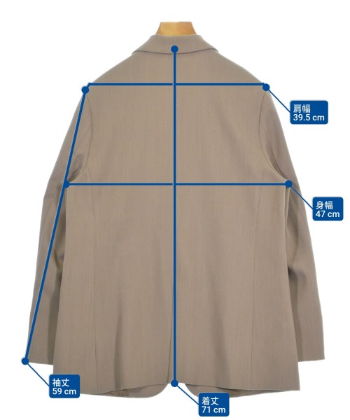 green label relaxing（グリーンレーベルリラクシング）テーラードジャケット ベージュ サイズ:38(M位) レディース/2200669411041