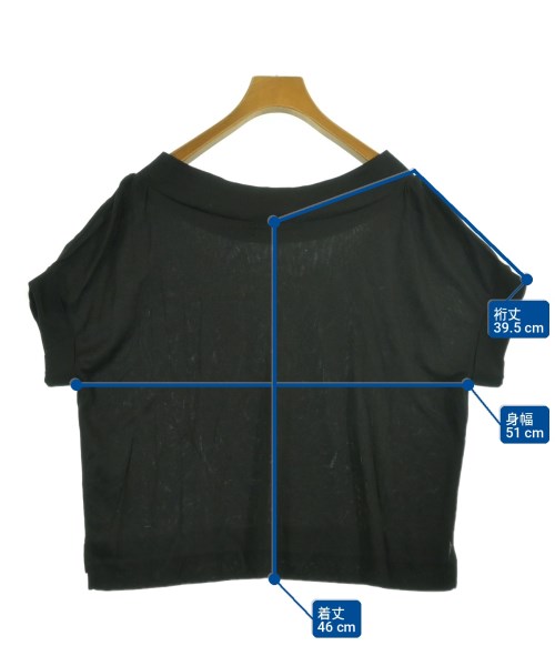 green label relaxing（グリーンレーベルリラクシング）Tシャツ・カットソー 黒 サイズ:F レディース/2200724268108