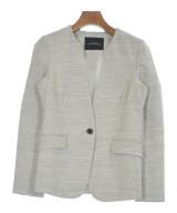 green label relaxing（グリーンレーベルリラクシング）ノーカラージャケット グレー サイズ:36(S位) レディース/2200725507121