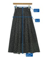 green label relaxing（グリーンレーベルリラクシング）ロング・マキシ丈スカート 黒 サイズ:36(S位) レディース/2200729347075