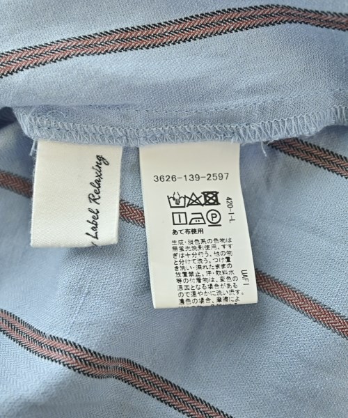 green label relaxing（グリーンレーベルリラクシング）シャツワンピース 青 サイズ:F レディース/2200726911071