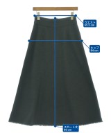 green label relaxing（グリーンレーベルリラクシング）ロング・マキシ丈スカート グレー サイズ:38(M位) レディース/2200724790043