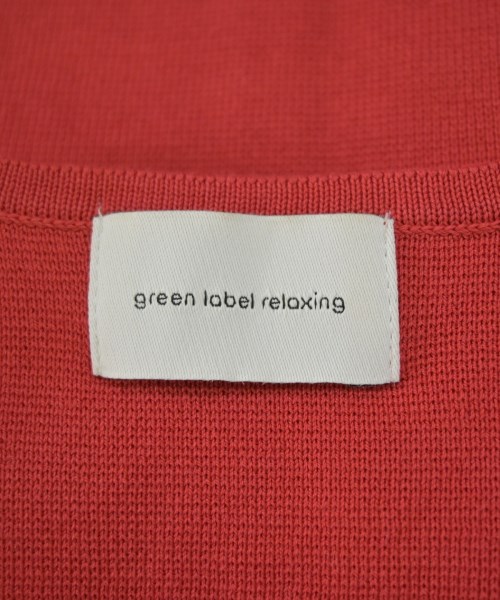 green label relaxing（グリーンレーベルリラクシング）カーディガン 赤 サイズ:-(L位) レディース/2200725260088