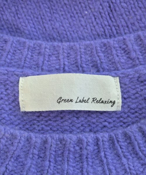 green label relaxing（グリーンレーベルリラクシング）ニット・セーター 紫 サイズ:F レディース/2200725522049