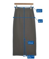 green label relaxing（グリーンレーベルリラクシング）ロング・マキシ丈スカート 茶 サイズ:38(M位) レディース/2200724588060