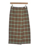 green label relaxing（グリーンレーベルリラクシング）ロング・マキシ丈スカート 茶 サイズ:36(S位) レディース/2200729509084