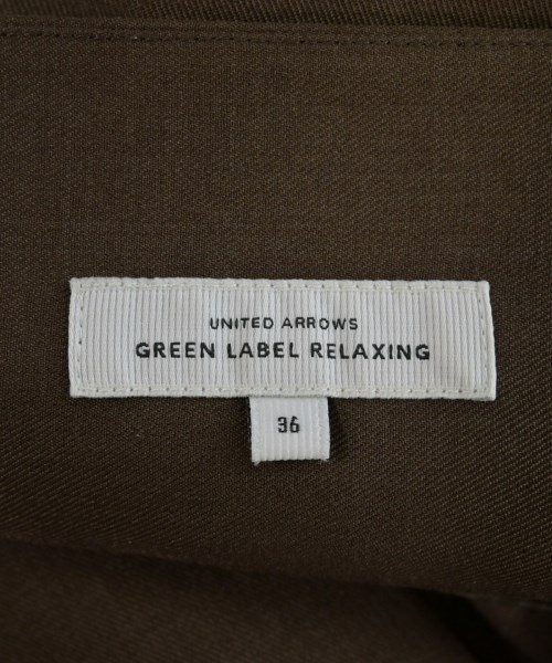green label relaxing（グリーンレーベルリラクシング）ロング・マキシ丈スカート 茶 サイズ:36(S位) レディース/2200729365055