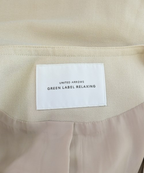 green label relaxing（グリーンレーベルリラクシング）ノーカラージャケット ベージュ サイズ:38(M位) レディース/2200727365019