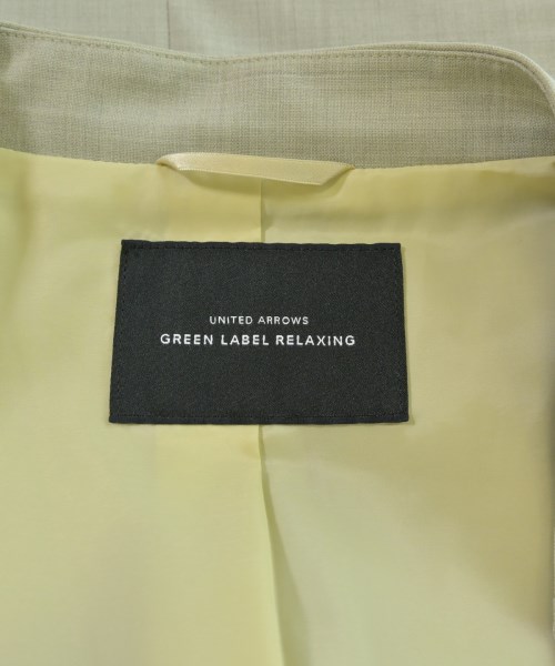 green label relaxing（グリーンレーベルリラクシング）ノーカラージャケット 緑 サイズ:38(M位) レディース/2200727365026
