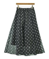 green label relaxing（グリーンレーベルリラクシング）ロング・マキシ丈スカート 黒 サイズ:F レディース/2200730659020