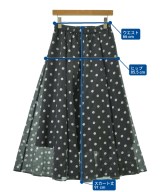 green label relaxing（グリーンレーベルリラクシング）ロング・マキシ丈スカート 黒 サイズ:F レディース/2200730659020