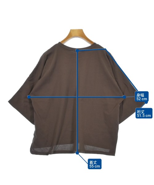 green label relaxing（グリーンレーベルリラクシング）Tシャツ・カットソー 茶 サイズ:38(M位) レディース/2200731536061