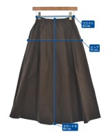 green label relaxing（グリーンレーベルリラクシング）ロング・マキシ丈スカート 茶 サイズ:38(M位) レディース/2200729861021