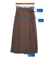 green label relaxing（グリーンレーベルリラクシング）ロング・マキシ丈スカート 赤 サイズ:38(M位) レディース/2200729861137
