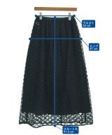 green label relaxing（グリーンレーベルリラクシング）ロング・マキシ丈スカート 黒 サイズ:-(M位) レディース/2200714383033