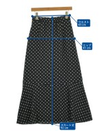 green label relaxing（グリーンレーベルリラクシング）ロング・マキシ丈スカート 黒 サイズ:-(S位) レディース/2200716581062