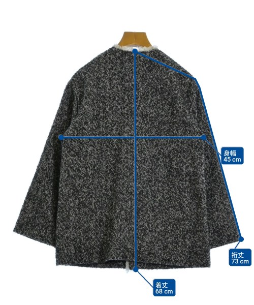 green label relaxing（グリーンレーベルリラクシング）ノーカラージャケット 黒 サイズ:36(S位) レディース/2200716908029